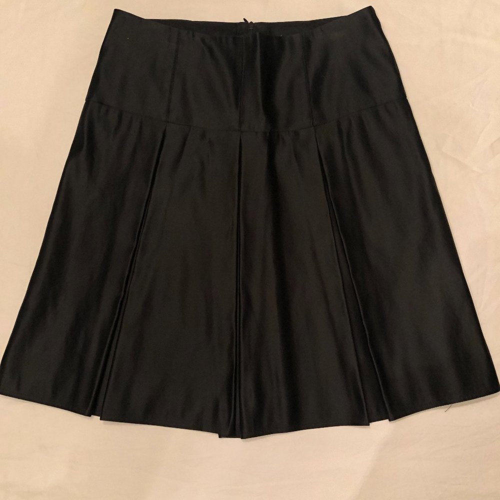 Nanette Lepore Black Silk Skirt